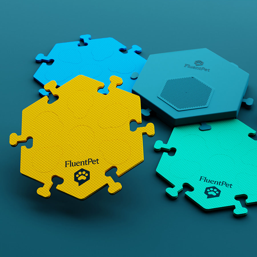 The Connect Base attaches to our compact HexTiles that  hold 6 buttons each. With a range of colors for word categorization, you can easily expand your Connect soundboard as your learner progresses.