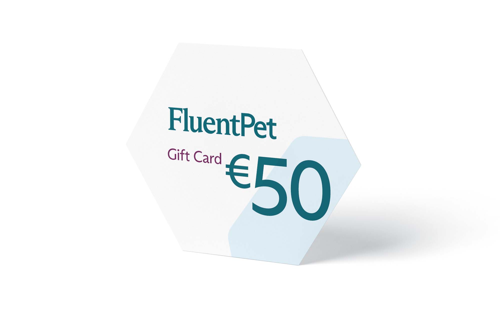 FluentPet eGift Card 50 EUR